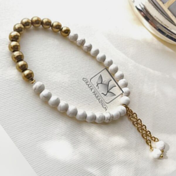 White Seb7a Bracelet