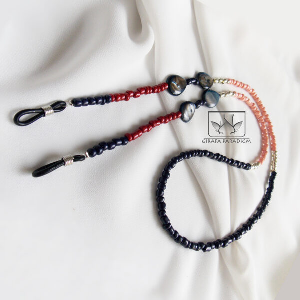 Dark Blue & Pink Glasses Cord