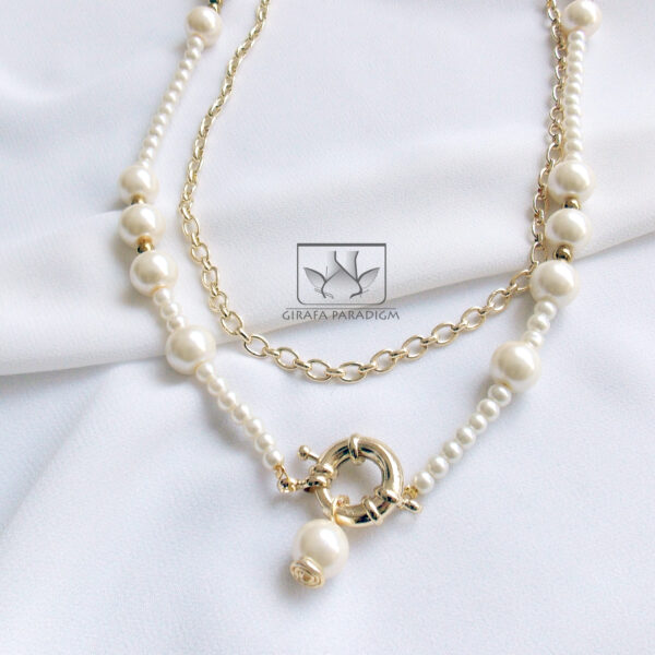 Pearl & Gold Layered Necklace