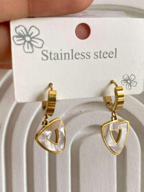 Triangle earrings - Image 2