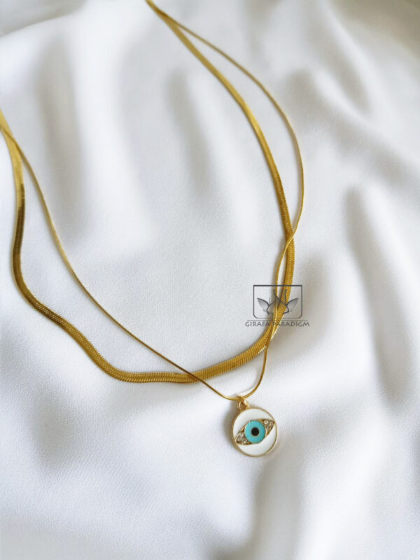 Blue Eye set of necklaces