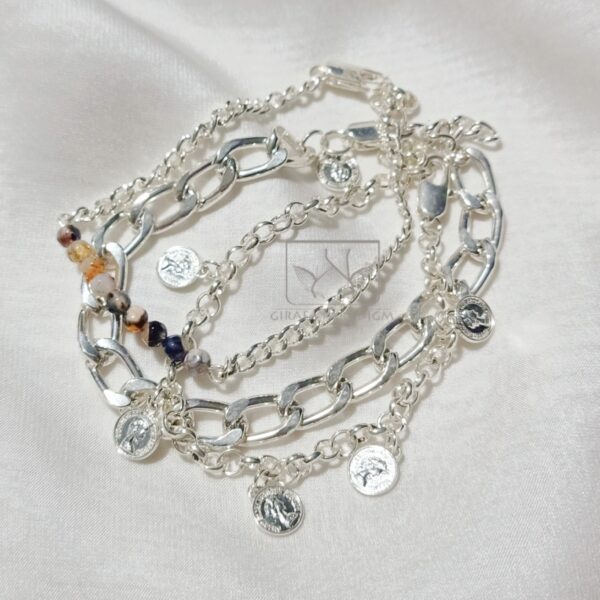 Set of Silver plated bracelets - Image 2