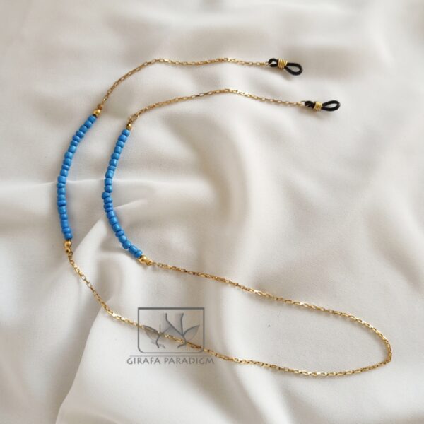 Blue and gold Glasses cord - Image 2