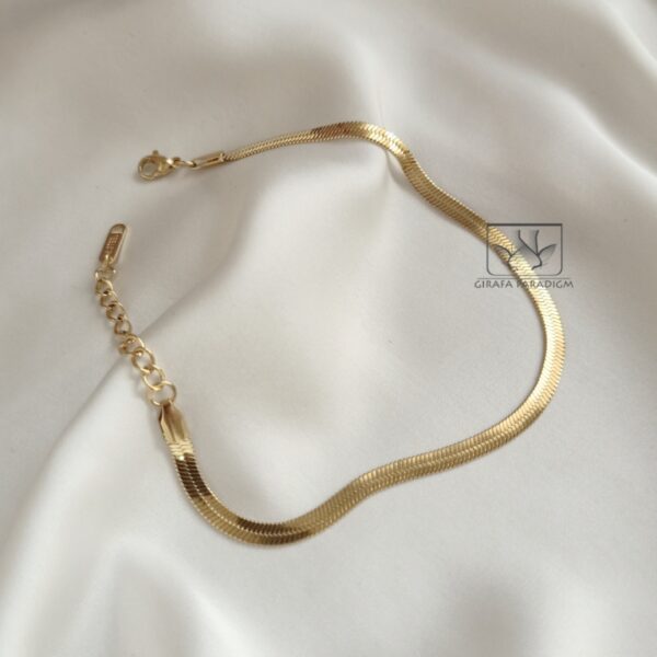 Snake Stainless Steel anklet - Image 2