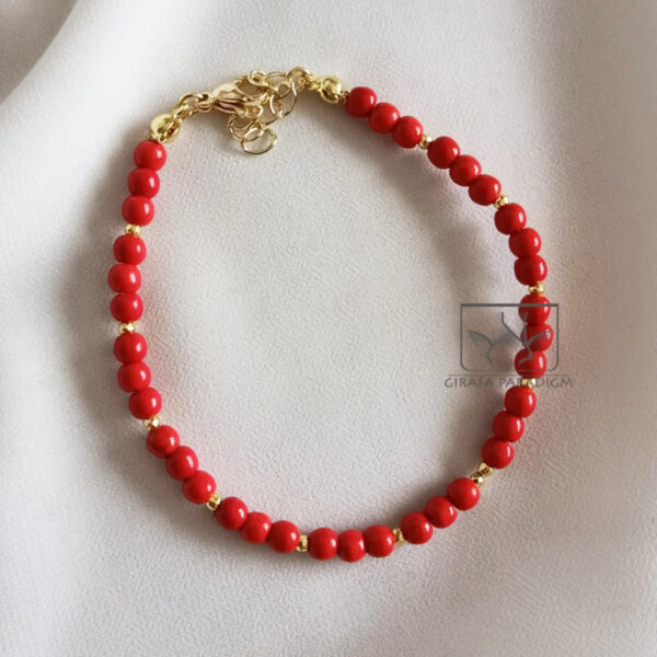 Red beads bracelet - Image 2