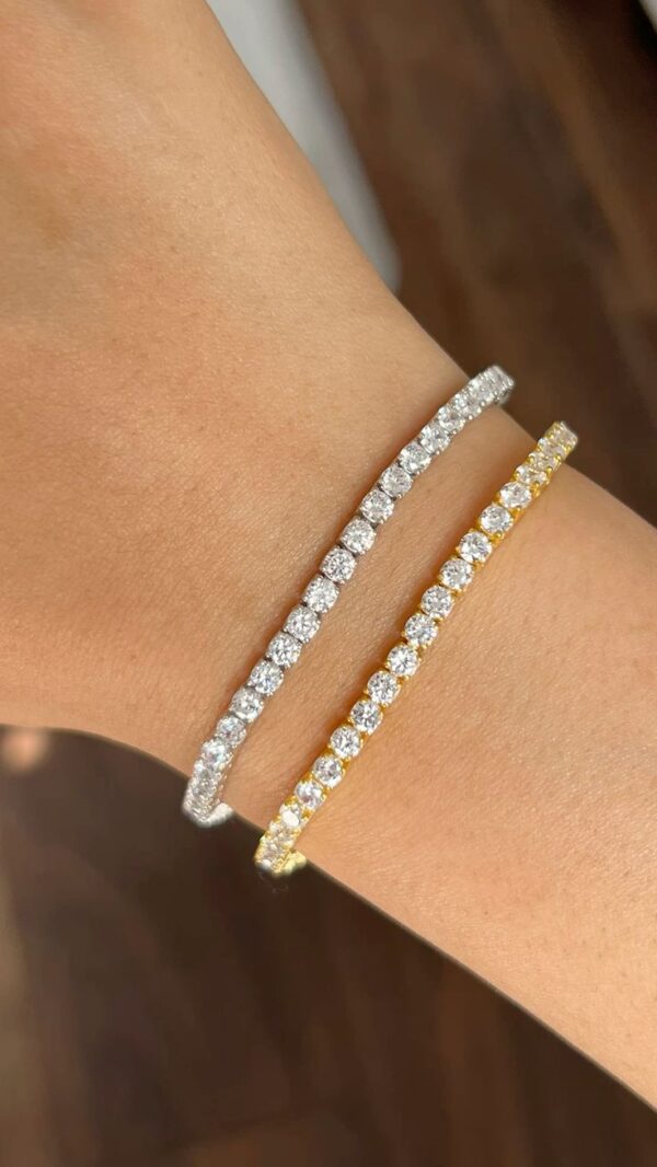 Set of Two Tennis Bracelets