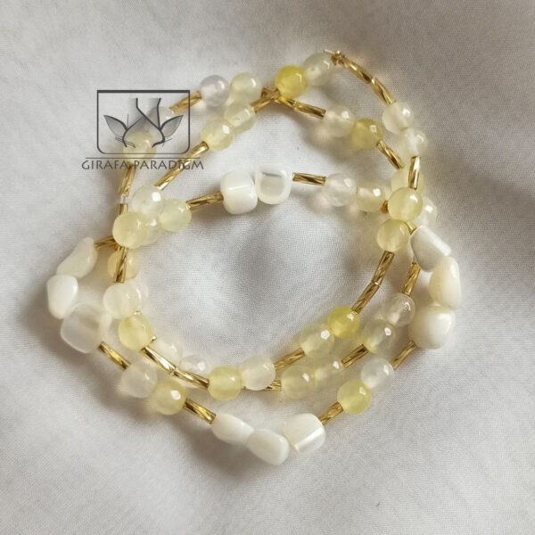 Yellow & Gold bracelets set - Image 2